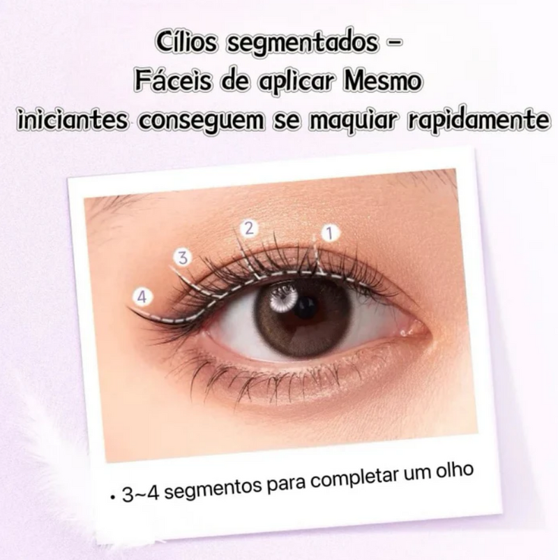 Conjunto de Cílios Magnéticos + Aplicador