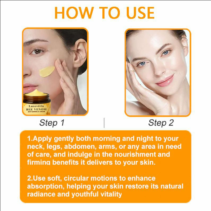 Creme Firmador e Antirrugas Bee Venom