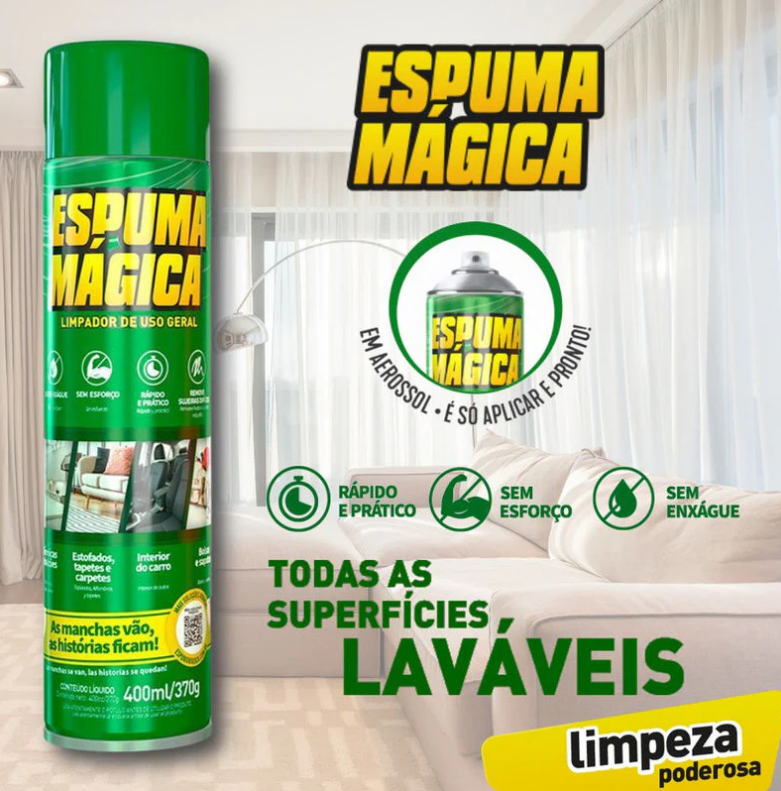 Espuma Mágica Limpeza Extrema