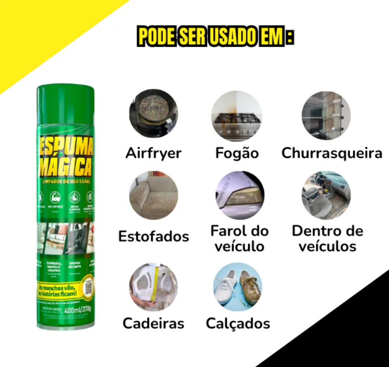 Espuma Mágica Limpeza Extrema
