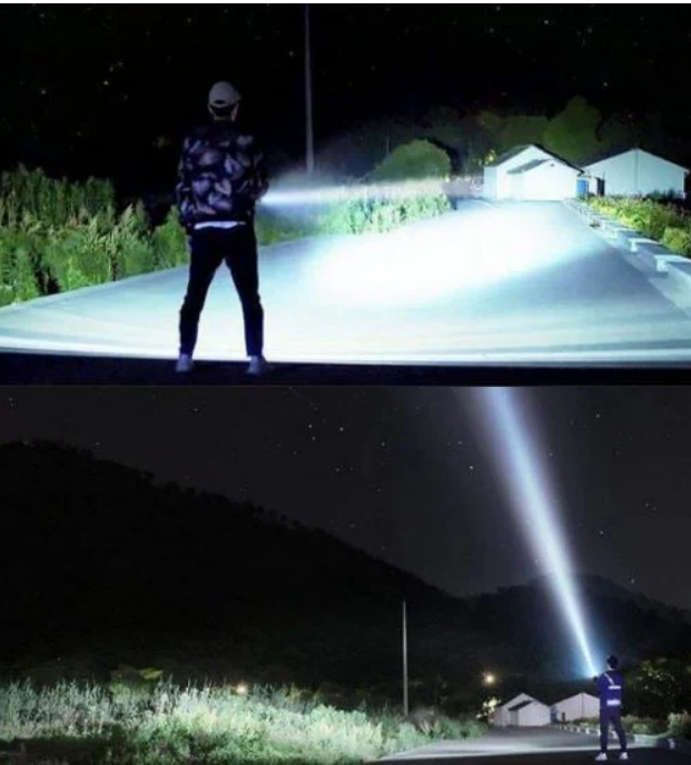 Lanterna Recarregável  | Iluminação Potente para Atividades Externas