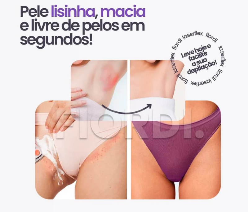 Depilador Indolor 2 em 1 - LaserFlex™