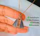 Colar Nossa Senhora Aparecida -Dupla Face  ( PAGUE 1 LEVE 2 )
